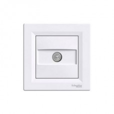 Розетка Asfora TV белая EPH3200121, Schneider (Шнайдер)